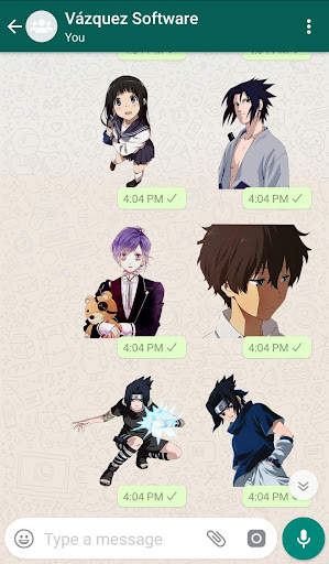WASticker Anime Stickers screenshot 4