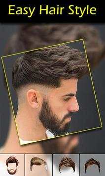 Man Hairstyle Camera Photo Booth screenshot 1