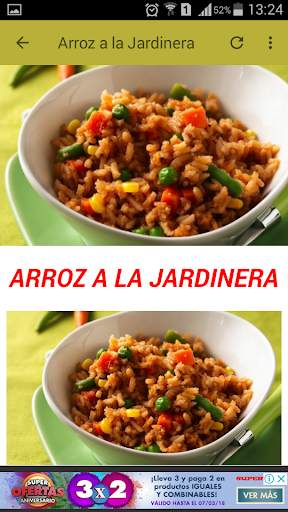 Recetas para preparar Arroz скриншот 2