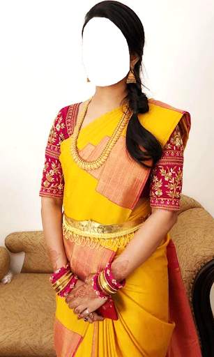 Pattu Saree Photo Montage screenshot 8