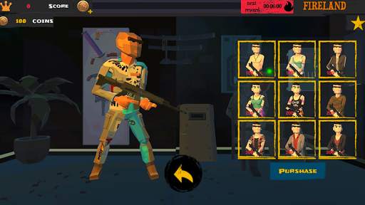 Polygon Shooting Free fire Fightnight Battleroyale screenshot 1