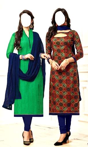 Women Chudidar Twins Photo Suit screenshot 14