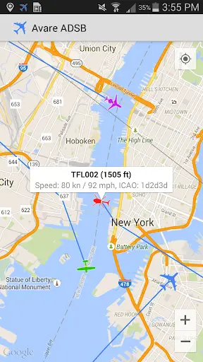 ADSB Receiver screenshot 1