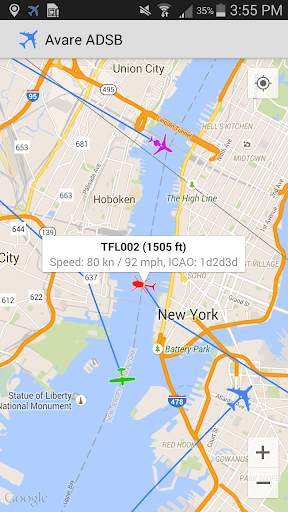 ADSB Receiver screenshot 1