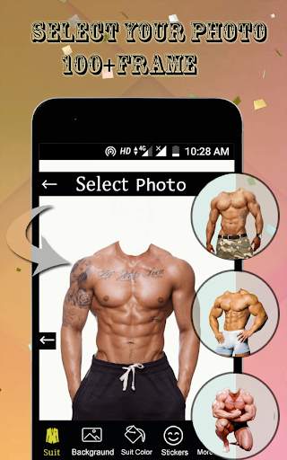Body Builder Photo Suit 1 تصوير الشاشة