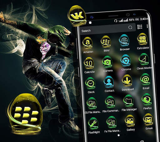 Hip Hop Dance Launcher Theme screenshot 2