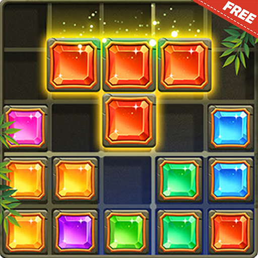Wooden  Block Puzzle Classic - jewels Game free icon