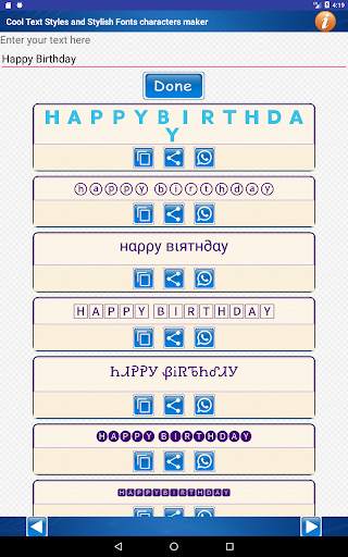 Cool Text & Fonts Styles maker screenshot 9