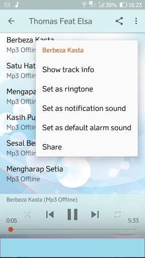 Berbeza Kasta|Thomas Arya Ft Elza Pitaloka Offline screenshot 1