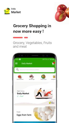 Daily Market- Online Grocery Shopping App screenshot 1