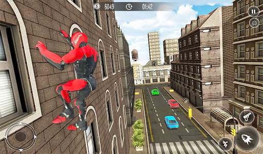 Flying Robot Rope Hero-Army Robot Hero Game screenshot 9