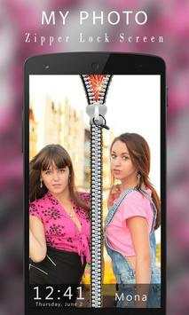 My Photo Zipper Lock Screen screenshot 1