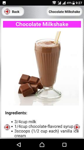 Juice and Milkshake Recipes screenshot 5