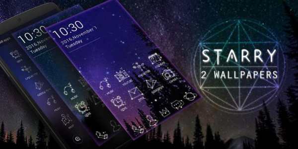 Starry V Launcher Theme screenshot 6