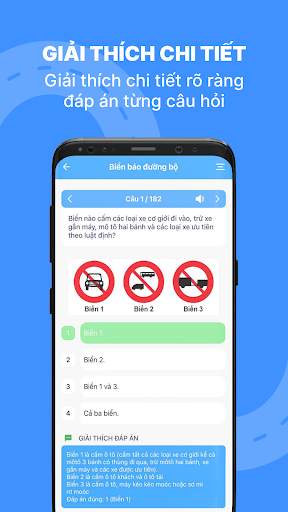 Ôn thi GPLX (600 câu hỏi) screenshot 3