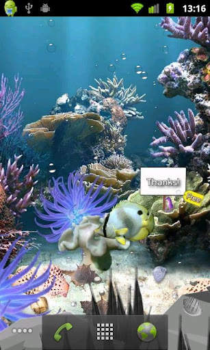 Coral Reef Lite Free Aqua Live screenshot 1
