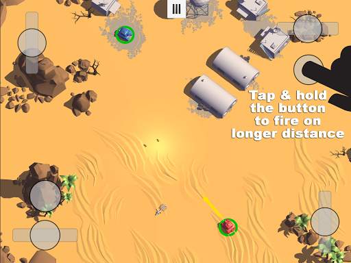 Tanks 3D for 2 players on 1 device - split screen screenshot 8