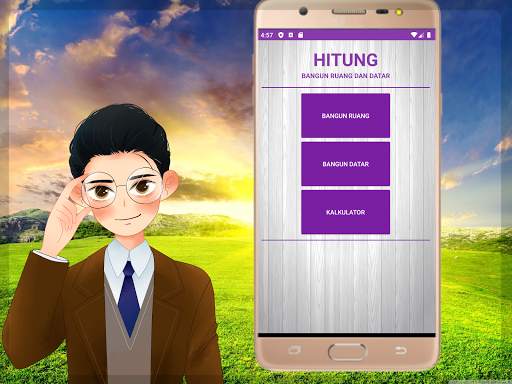 Kalkulator Bangun Ruang dan Datar screenshot 1