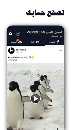 VidPRO: تحميل فيديو من فيسبوك 1 تصوير الشاشة