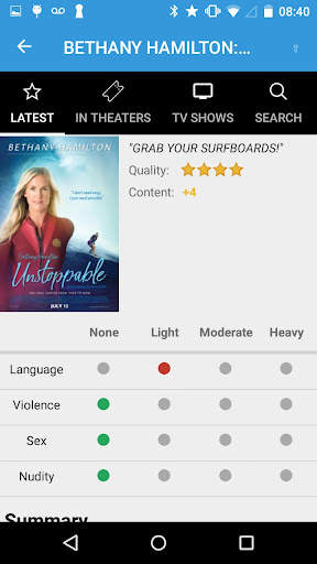 Movieguide® Lite Movie Reviews screenshot 1