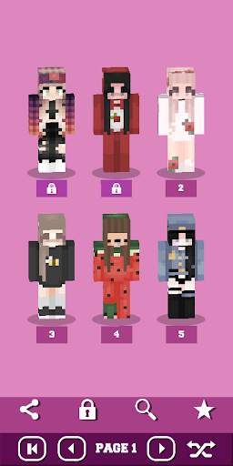 Girls Skins for Minecraft PE screenshot 1