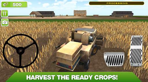 Real Village Farm Adventure: Tractor Driving 3D screenshot 1