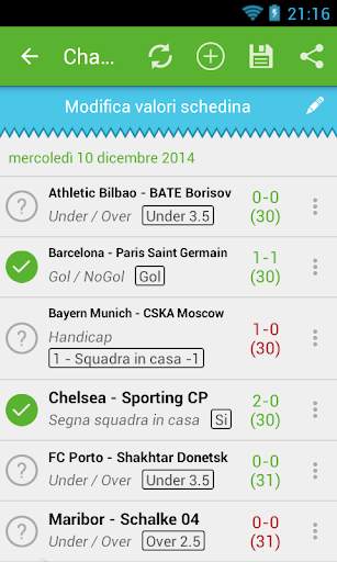 BetStatus - La mia schedina Live screenshot 2