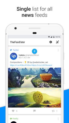 Feedster - News Feeds, Multi S screenshot 1