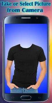 Man T-shirt Photo Suit Editor screenshot 1