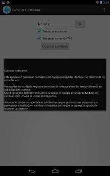 Change Hostname 2 تصوير الشاشة