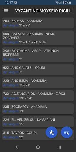 Bus Info Athens screenshot 2