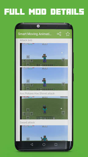 Smart Moving Animation Mod for MCPE screenshot 3