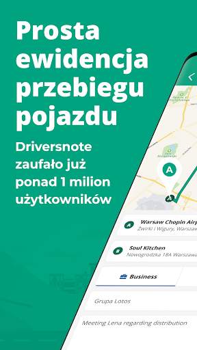 Kilometrówka Driversnote screenshot 1