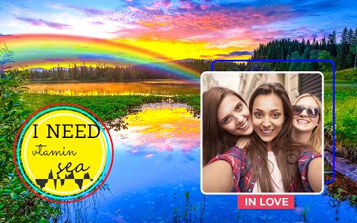 Nature Blend Pic Collage Maker 5 تصوير الشاشة