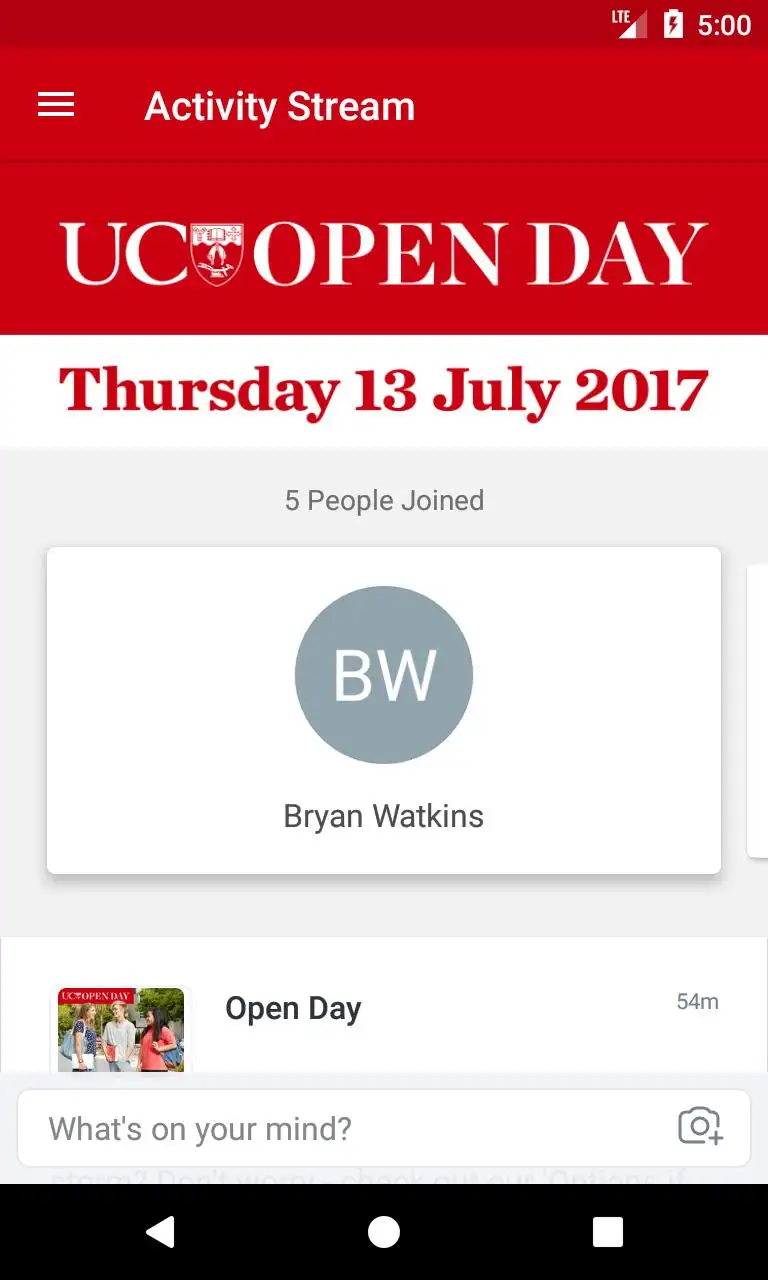 UC Open Day 2017 screenshot 2