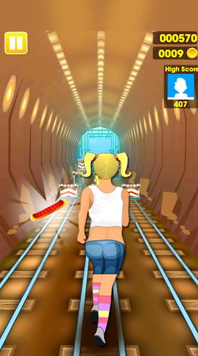 Subway Princess Girl Rush Runner screenshot 3