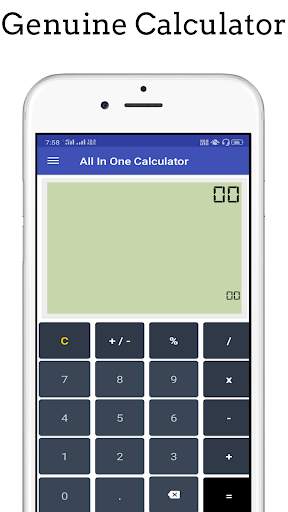 Genius Calculator App 1 تصوير الشاشة