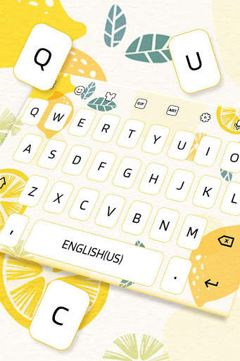 Juicy Lemon Keyboard screenshot 1