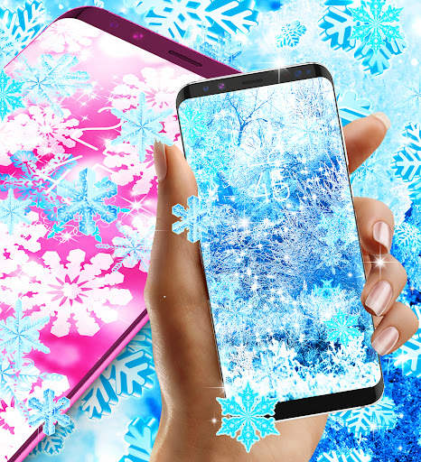 Snowflakes live wallpaper screenshot 4