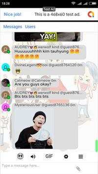 BTS messenger 2 Real Chat for lovers screenshot 2