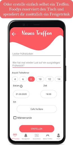 Foodys - Meet new people & Local restaurant deals screenshot 4