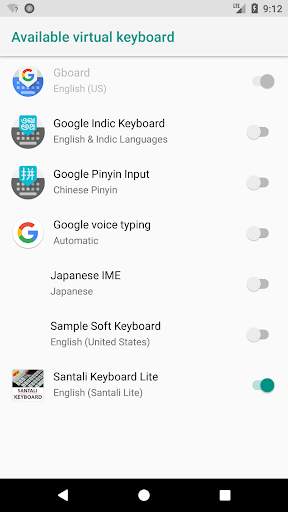 Santali Keyboard Lite screenshot 2