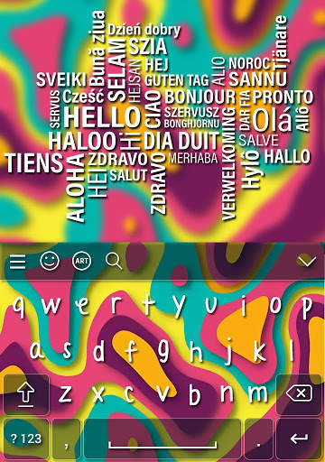 3D Keyboard themes - 3D Art screenshot 2
