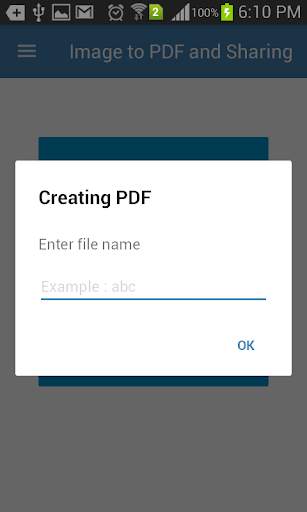 Image to PDF and Sharing screenshot 2