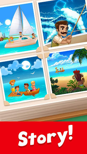 Tropic Trouble Match 3 Builder 6 تصوير الشاشة