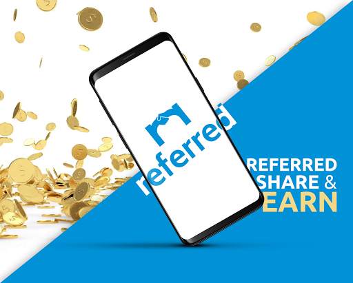 Referred : referral code app with super coupons screenshot 1