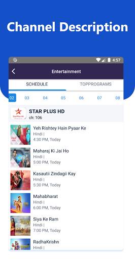 TV Schedule India screenshot 4