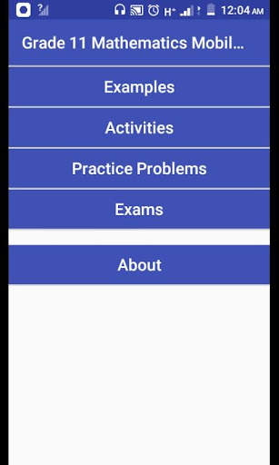 Grade 11 Mathematics screenshot 1