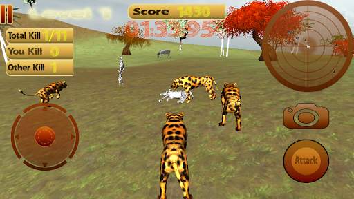 Angry Leopard - Chase Animals स्क्रीनशॉट 1
