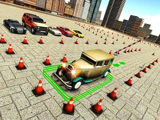 Real Classic Car Stunt Parking screenshot 8